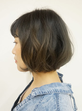 2018年秋のヘアスタイルサイド