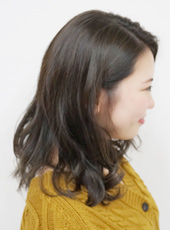 2018年秋のヘアスタイルサイド